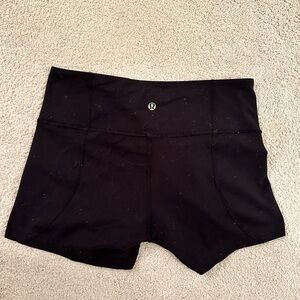 lululemon athletica Women's Black Athletic Shorts